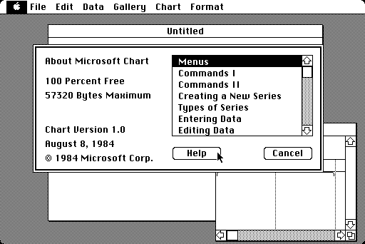 Microsoft Chart 1.0 - About